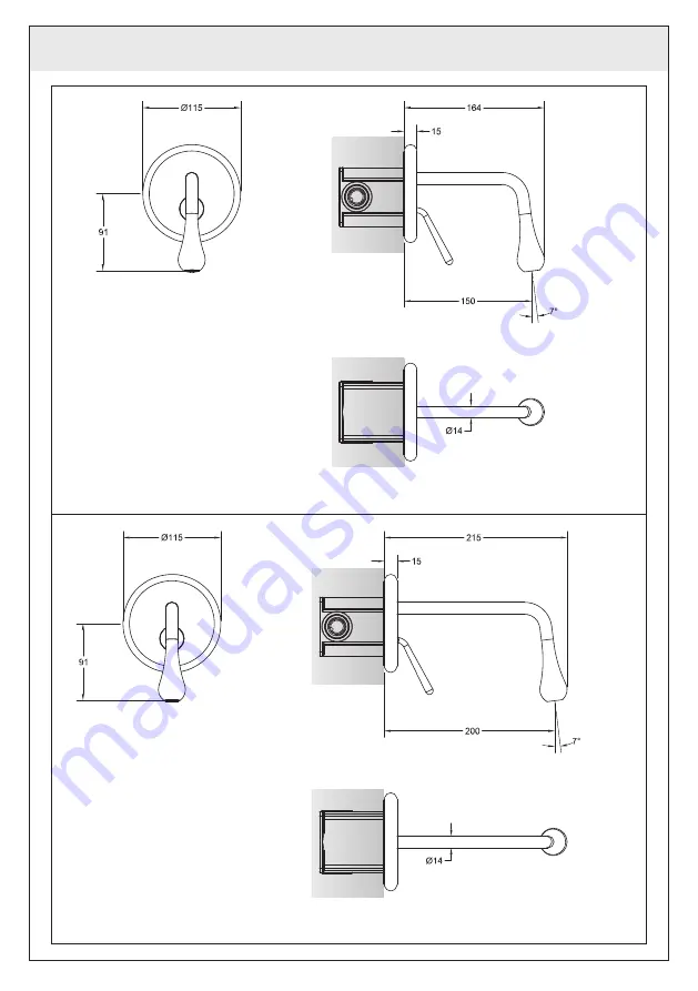 Gessi Goccia 33682 Скачать руководство пользователя страница 2