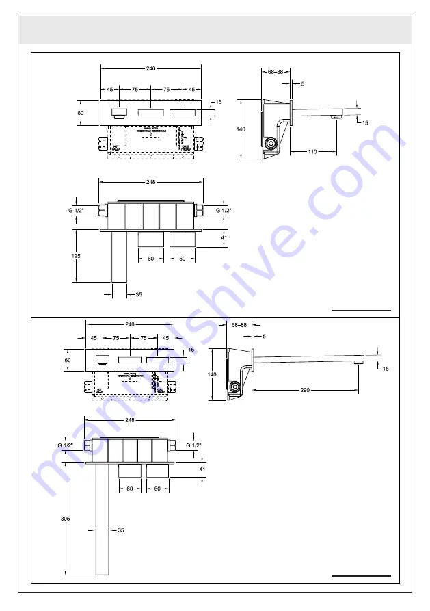 Gessi RETTANGOLO T 20485 Скачать руководство пользователя страница 5