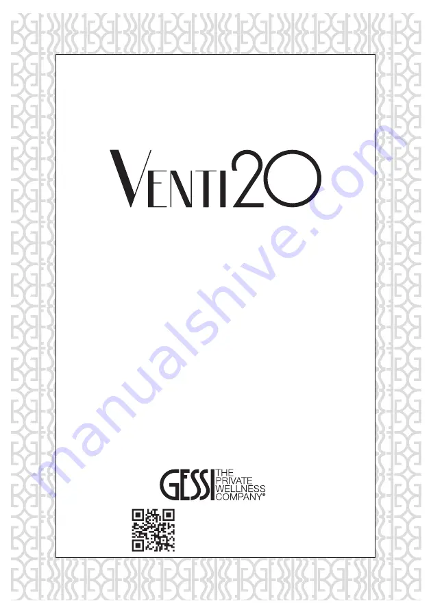 Gessi VENTI20 65128 Pre-Installation Information Download Page 1