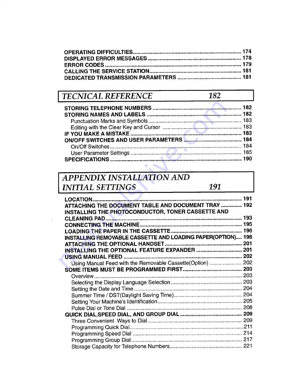 Gestetner 9867 Operating Instructions Manual Download Page 8