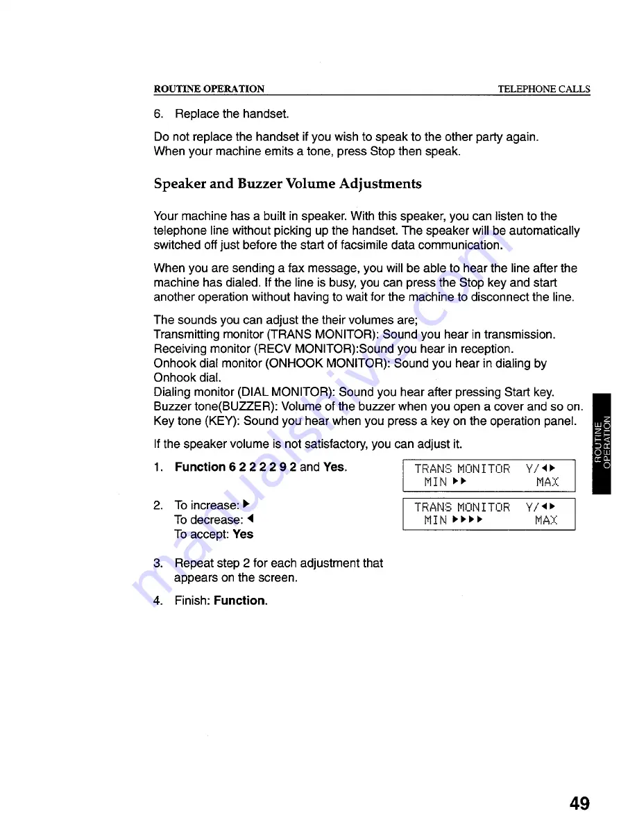 Gestetner 9867 Operating Instructions Manual Download Page 59