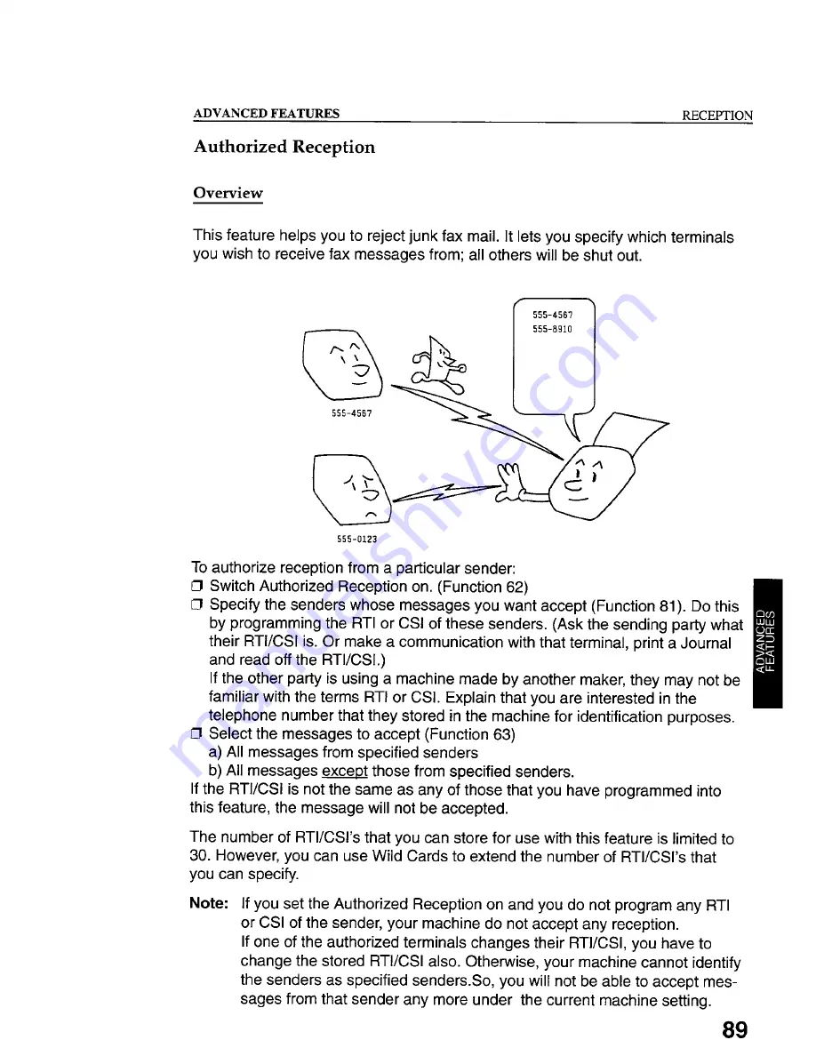 Gestetner 9867 Operating Instructions Manual Download Page 99