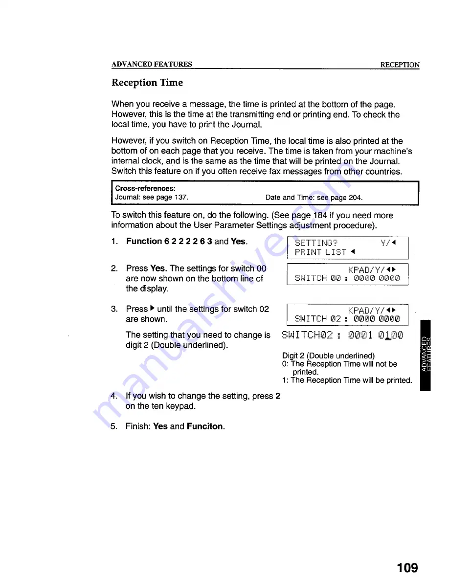 Gestetner 9867 Operating Instructions Manual Download Page 119