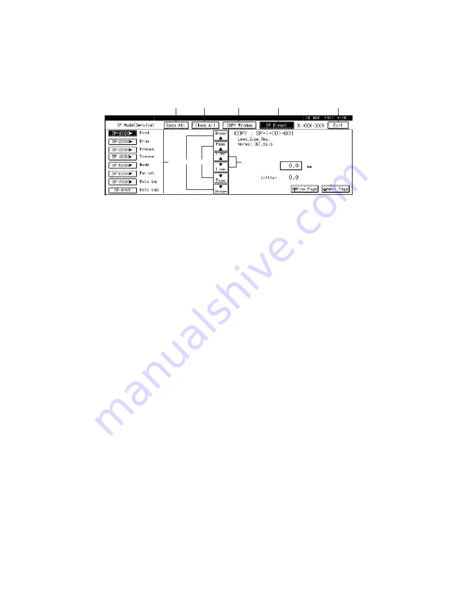 Gestetner G060 Service Manual Download Page 726