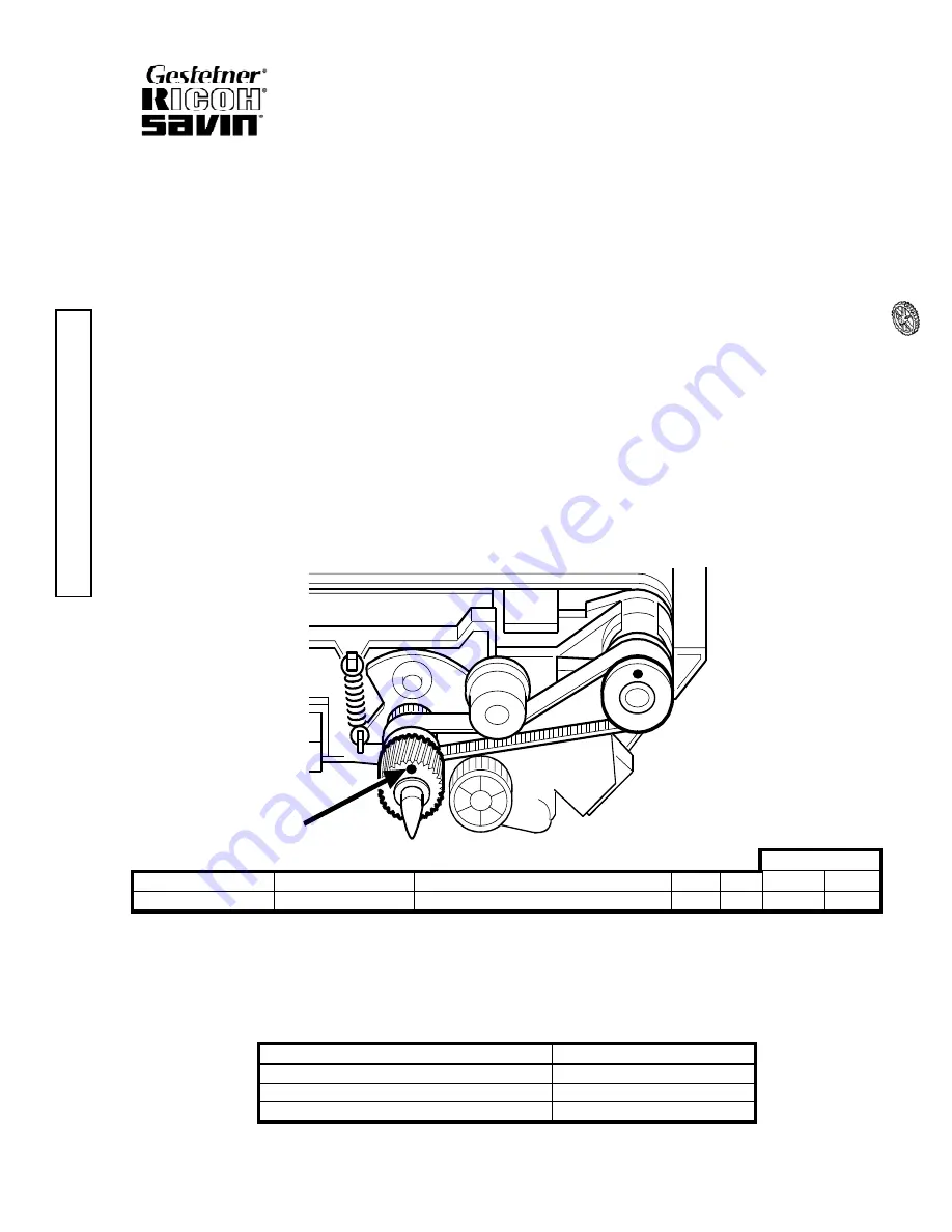 Gestetner G060 Service Manual Download Page 916