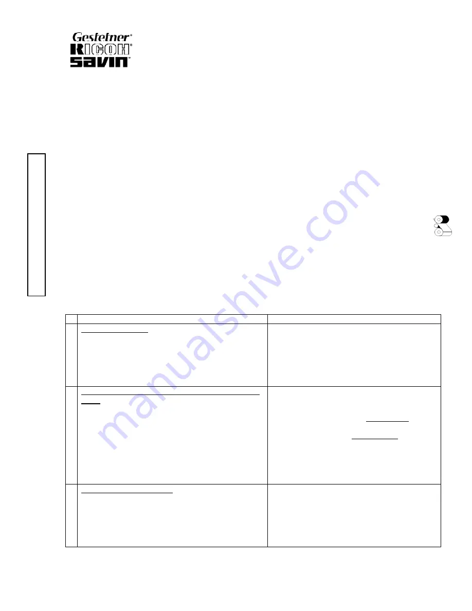 Gestetner G060 Service Manual Download Page 957