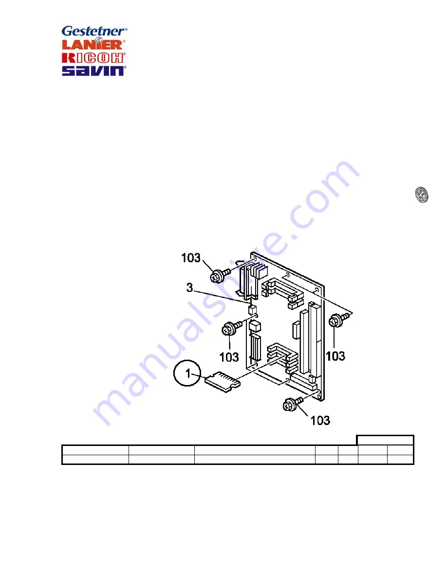 Gestetner G060 Скачать руководство пользователя страница 984