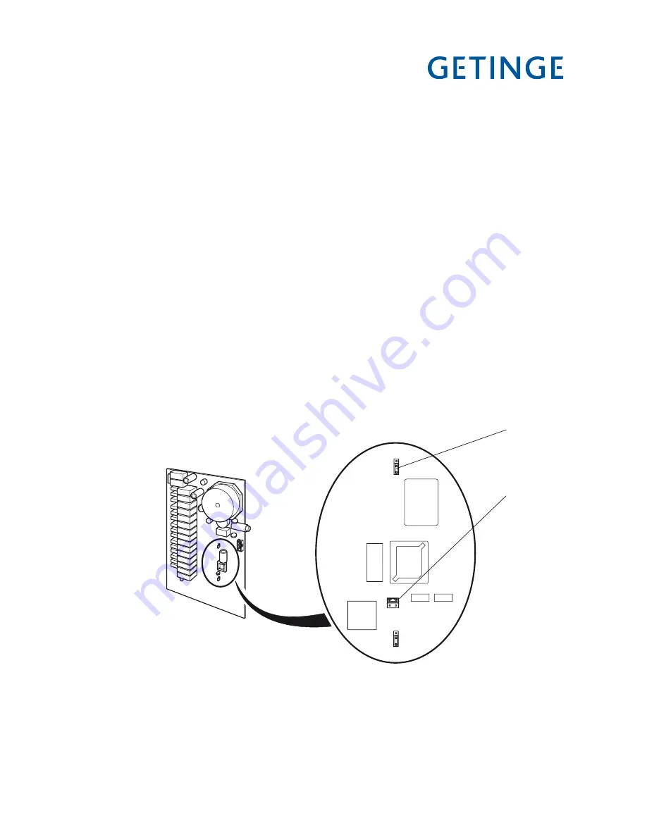 Getinge 86 SERIES Technical Manual Download Page 75