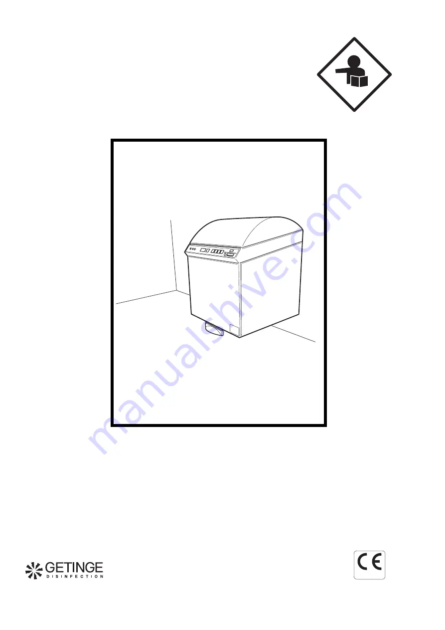 Getinge S-606 Operating Instruction Download Page 1