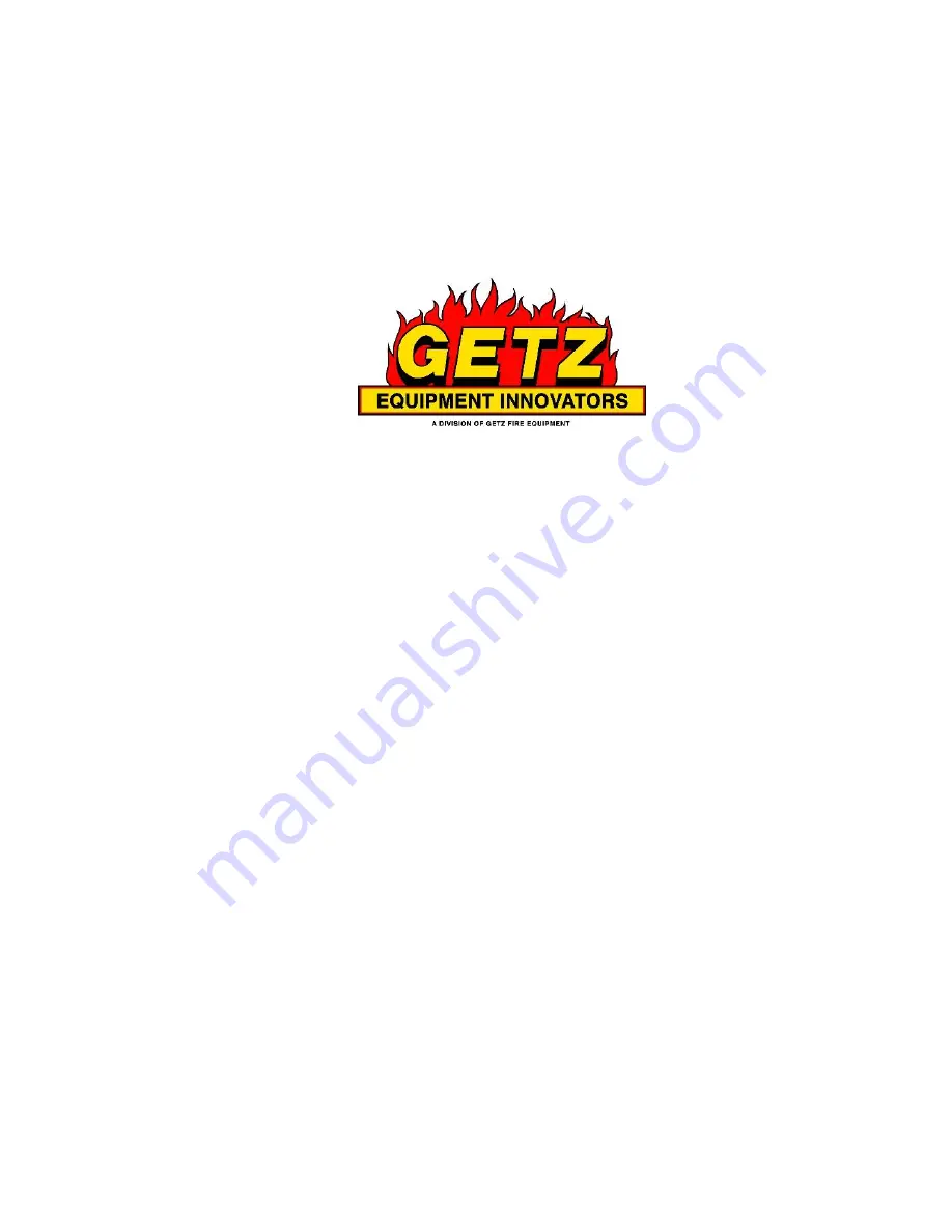 Getz Equipment Innovators 3G58634 Скачать руководство пользователя страница 1