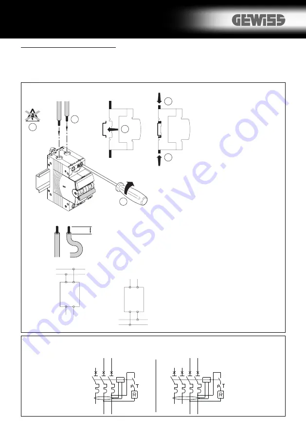 Gewiss 90 RCD Installation Download Page 1