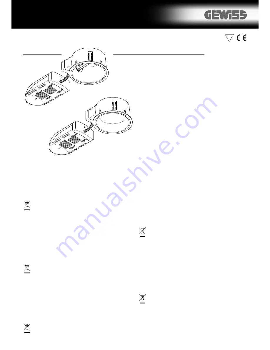 Gewiss ASTRID 210 Manual Download Page 1