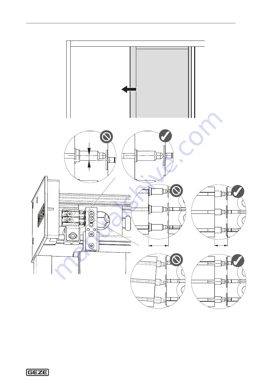 GEZE Hook bolt Lock A Installation Instructions Manual Download Page 19