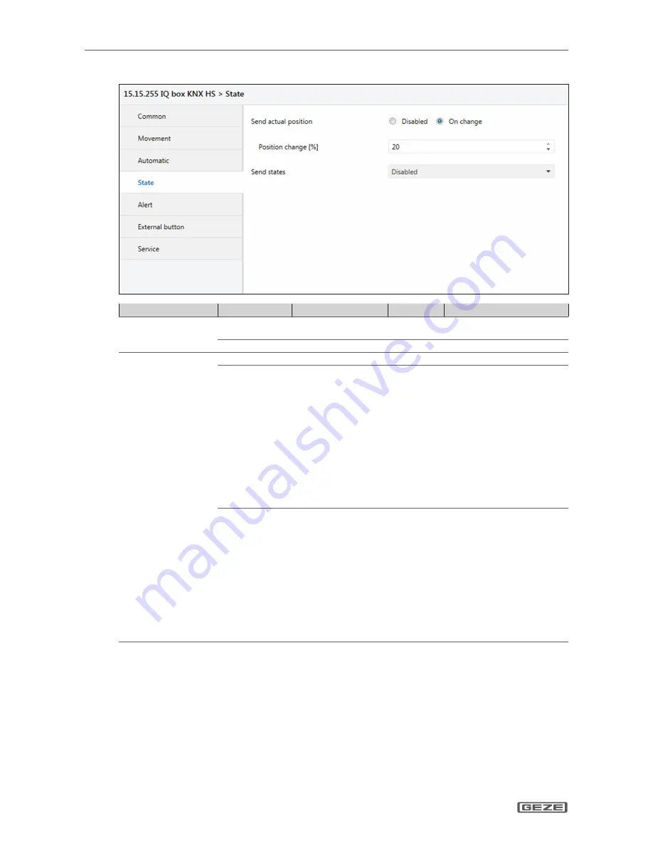 GEZE IQ box KNX Commissioning Manual Download Page 14