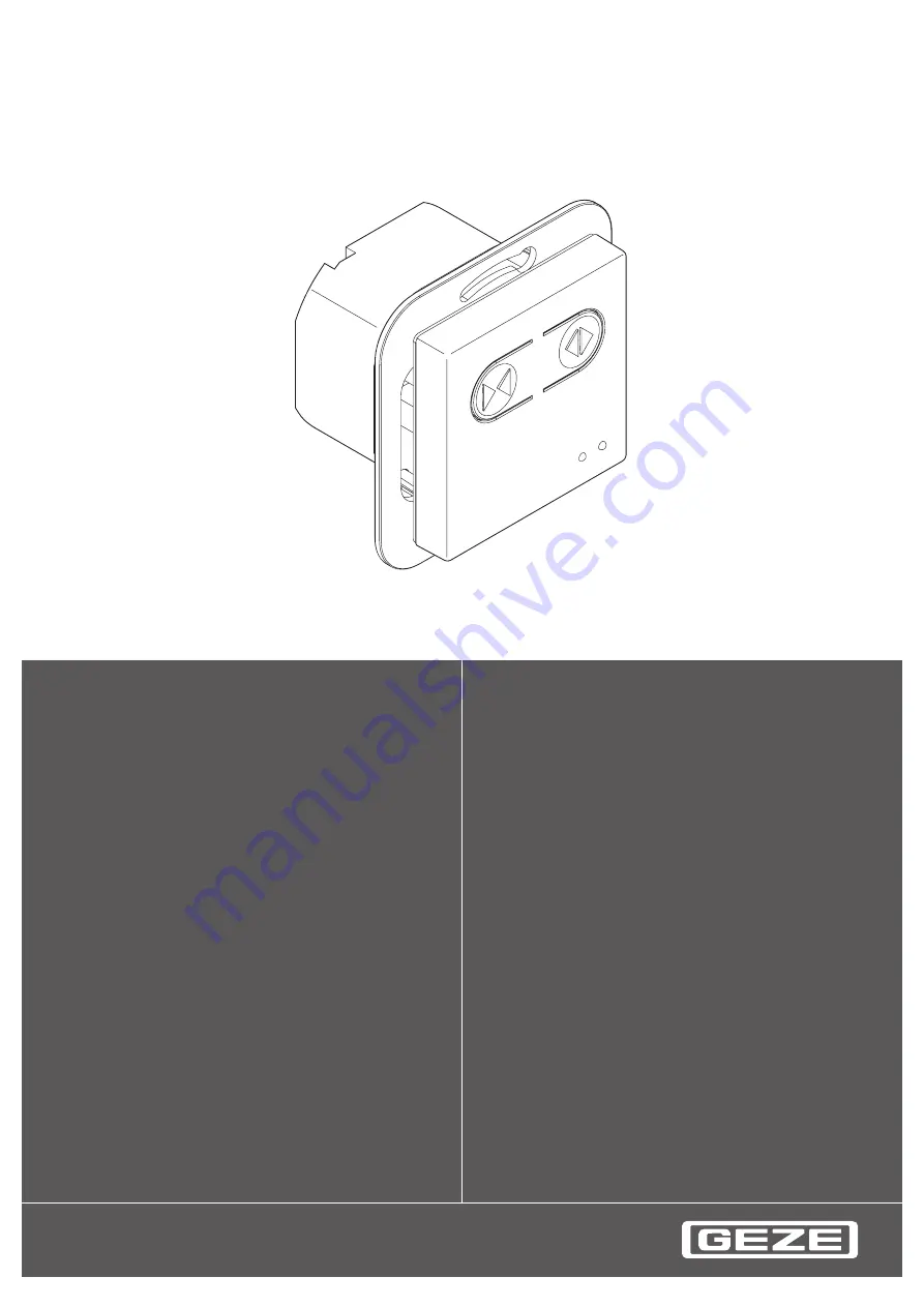 GEZE PERLAN AUT-2 Wiring Diagram Download Page 1