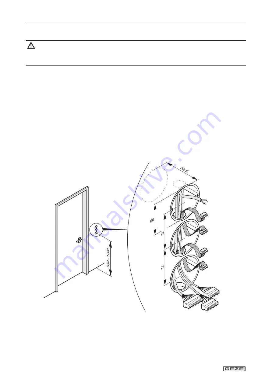 GEZE SecuLogic TZ320 Installation And Commissioning Instructions With Terminal Diagram Brief Instructions Download Page 4