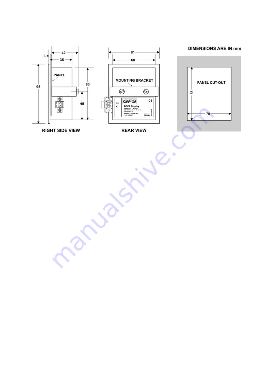 GFS DGF7 Reference Manual Download Page 15