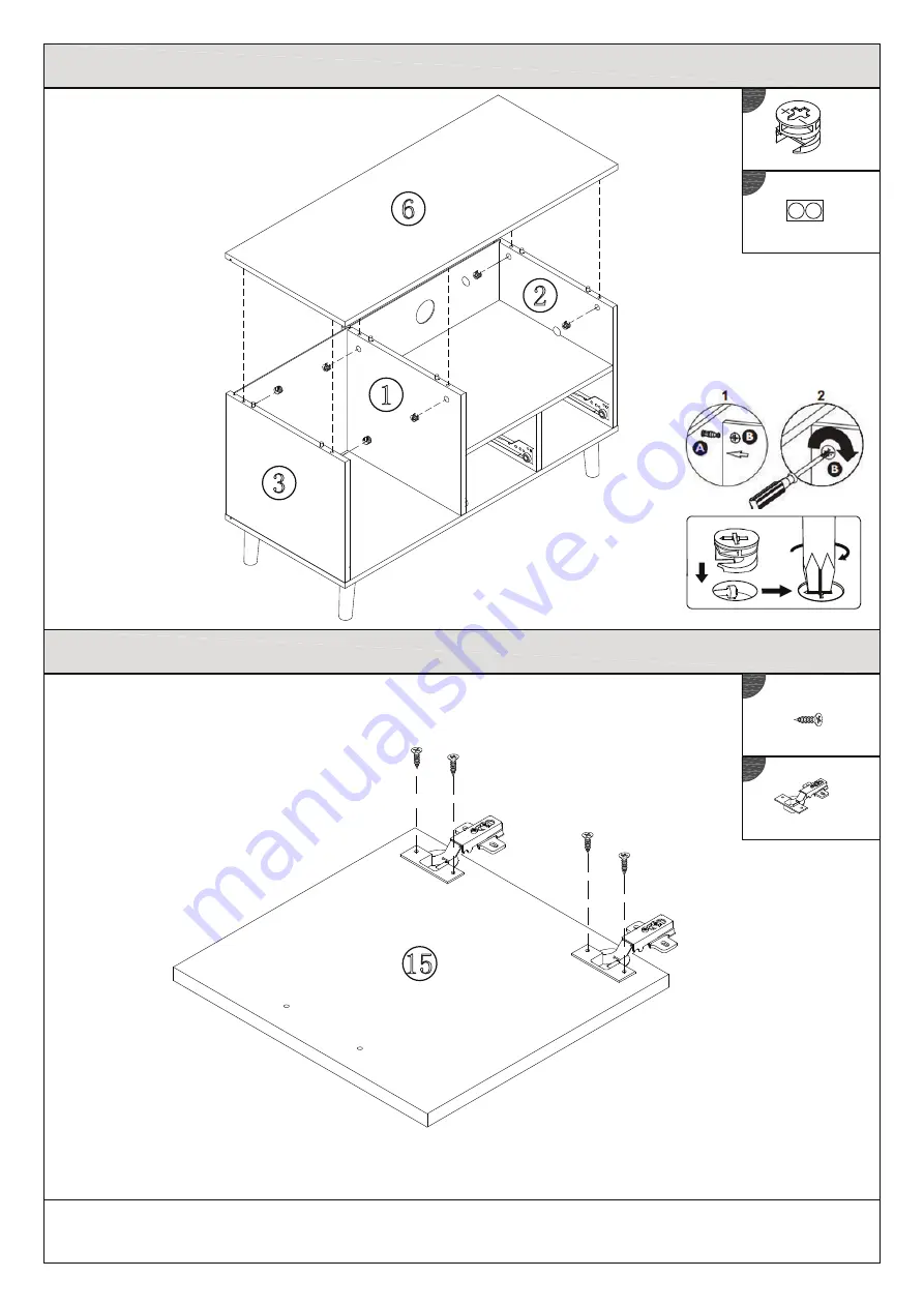 GFW DELTA SMALL TV UNIT Assembly Instructions Manual Download Page 10