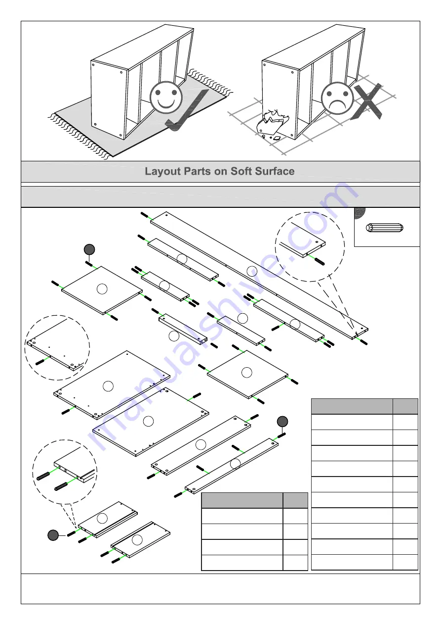 GFW NEW OTTAWA MID SLEEPER Assembly Instructions Manual Download Page 8