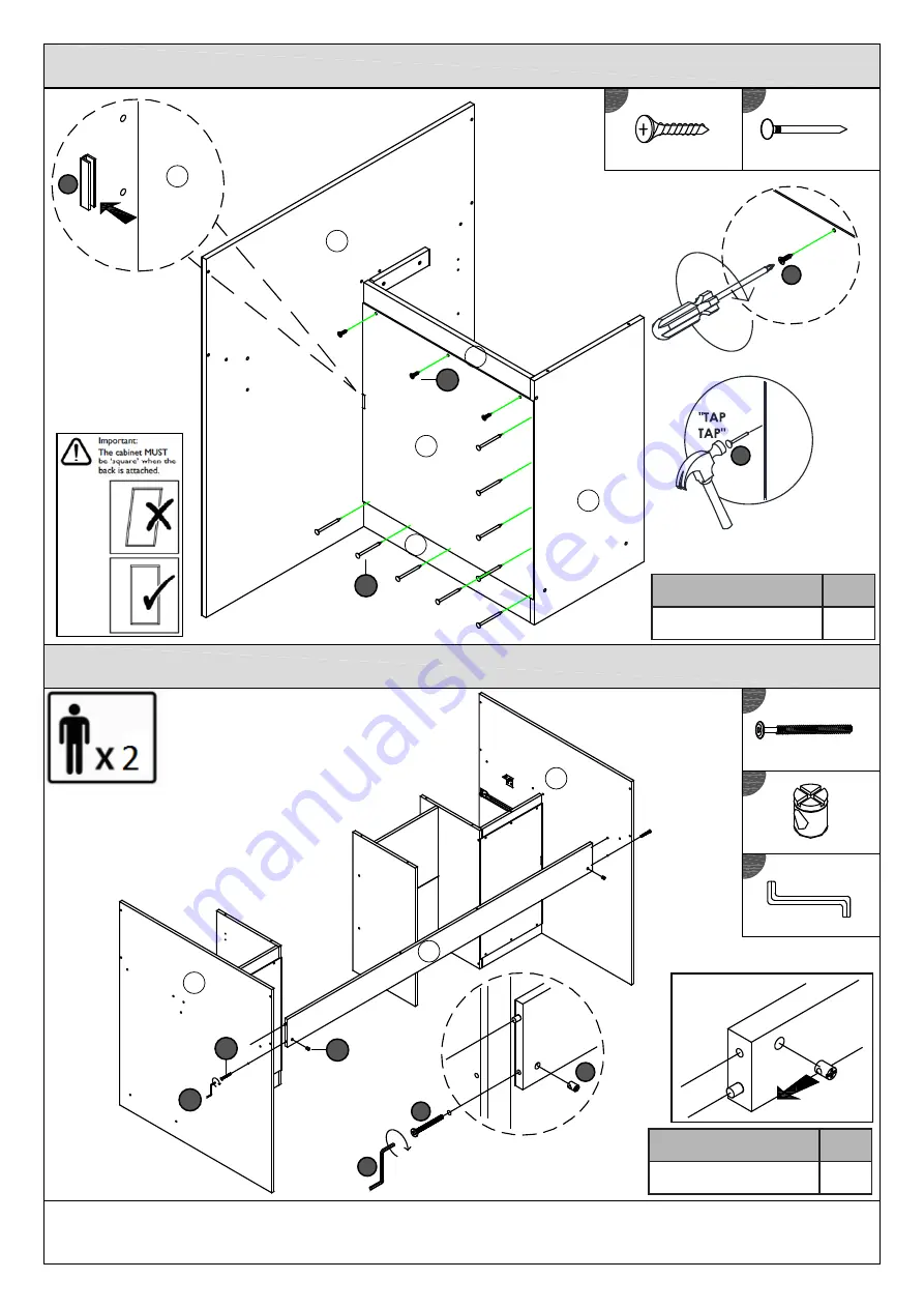 GFW NEW OTTAWA MID SLEEPER Assembly Instructions Manual Download Page 16