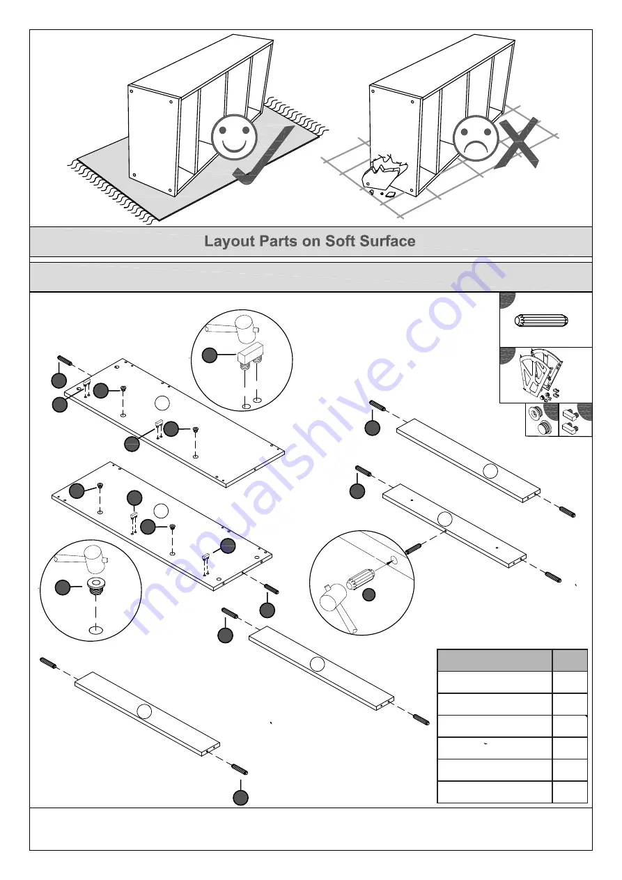 GFW STIRLING 2 TIER SHOE CABINET Manual Download Page 5