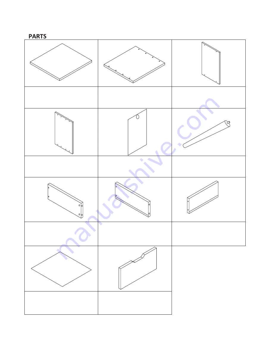 GFW STOCKHOLM 3 DRAWER SLIM CHEST Assembly Instructions Manual Download Page 4