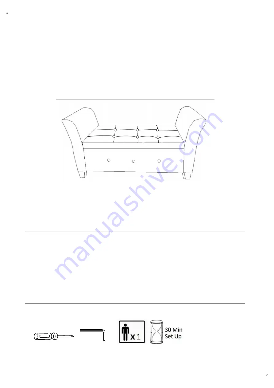 GFW VERONA DIAMANTE WINDOW SEAT Assembly Instructions Manual Download Page 1