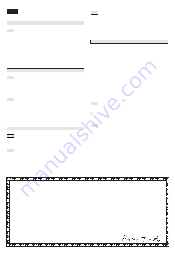 GGP ITALY SPA D 310 Operator'S Manual Download Page 49