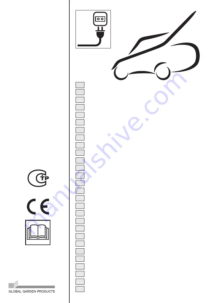 GGP ITALY CR 430 Operator'S Manual Download Page 1