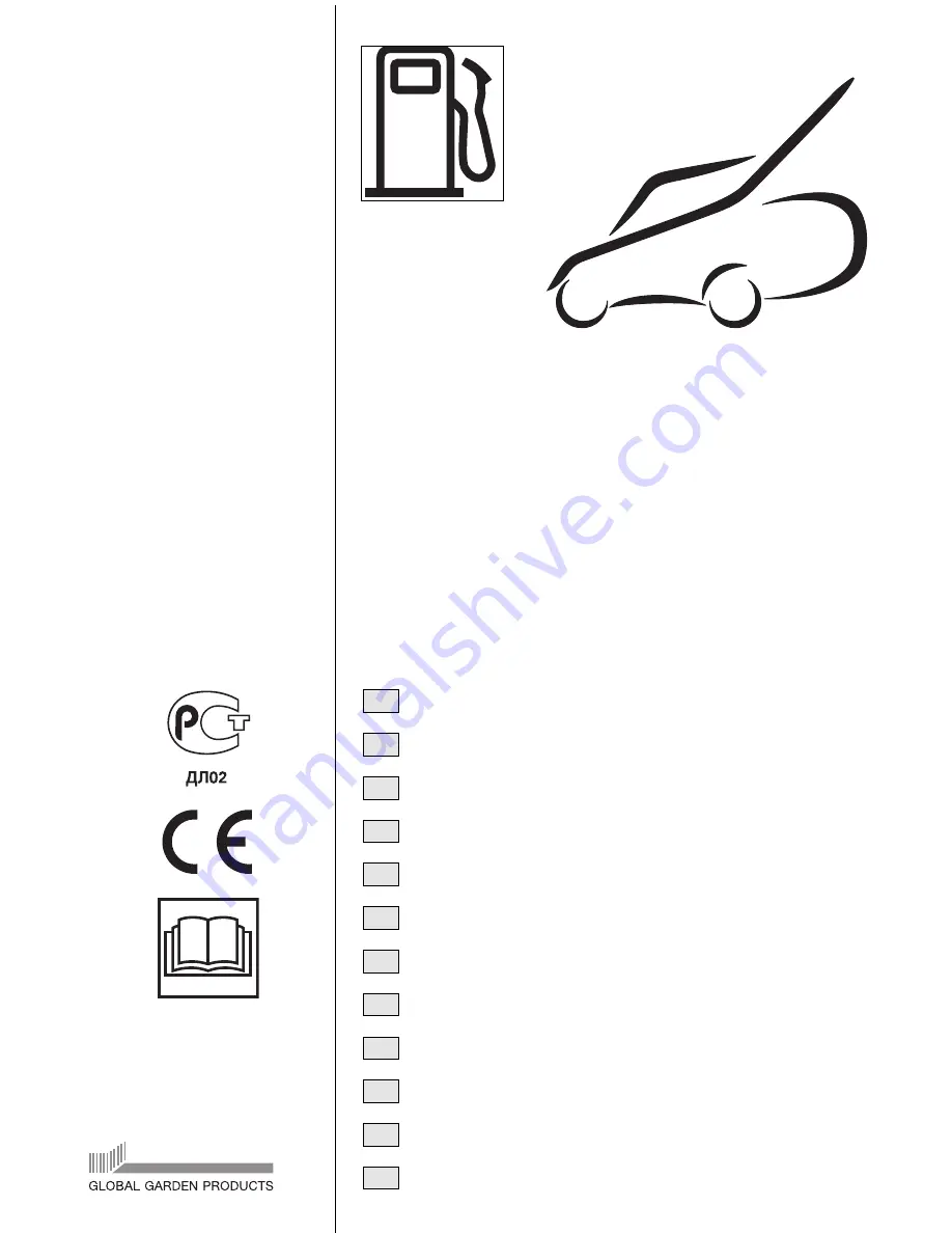 GGP ITALY T 434 Operator'S Manual Download Page 1