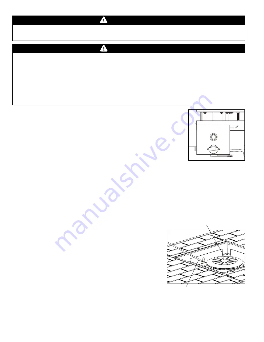 Gharmglow RECTANGULAR GAS FIREPIT Owner'S Manual Download Page 11