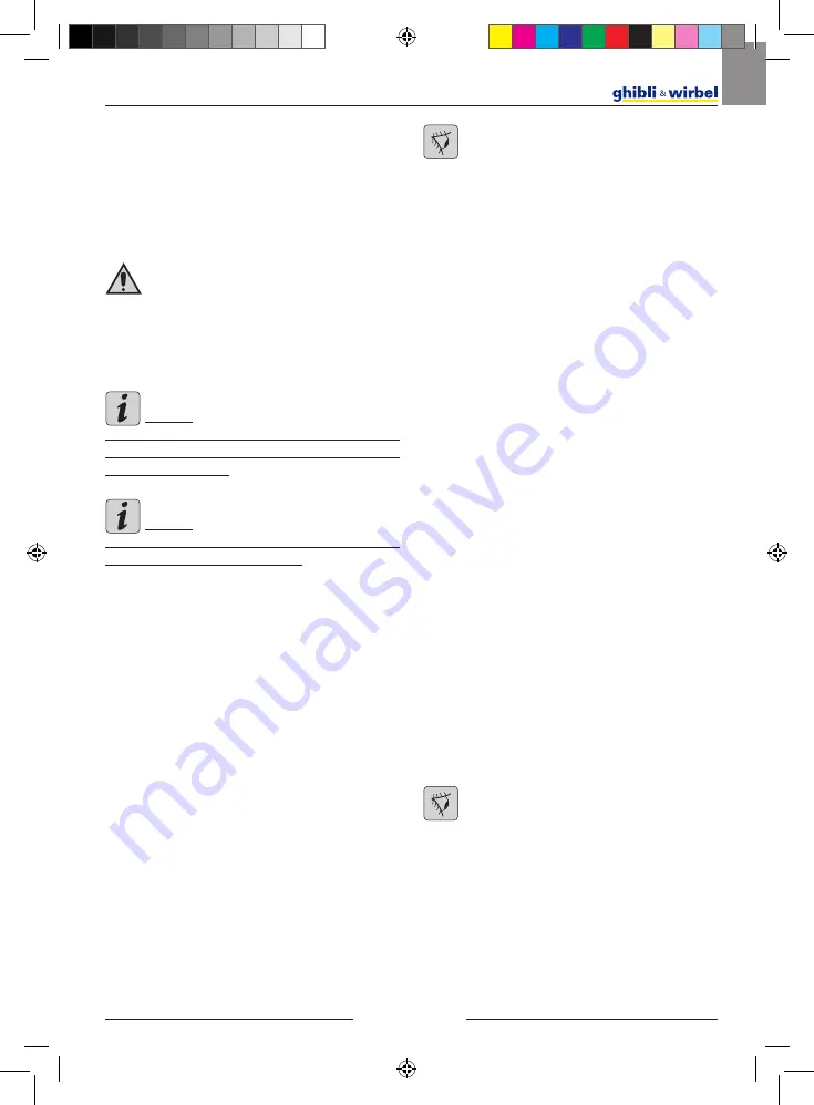 Ghibli & Wirbel 00-110EL-GH Use And Maintenance Download Page 19