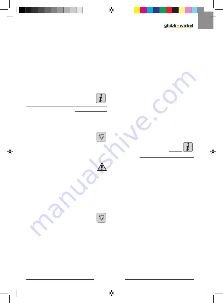 Ghibli & Wirbel 00-110EL-GH Use And Maintenance Download Page 117