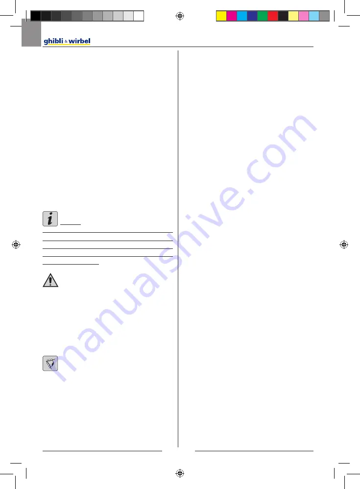 Ghibli & Wirbel 10.0075.00 Use And Maintenance Download Page 16