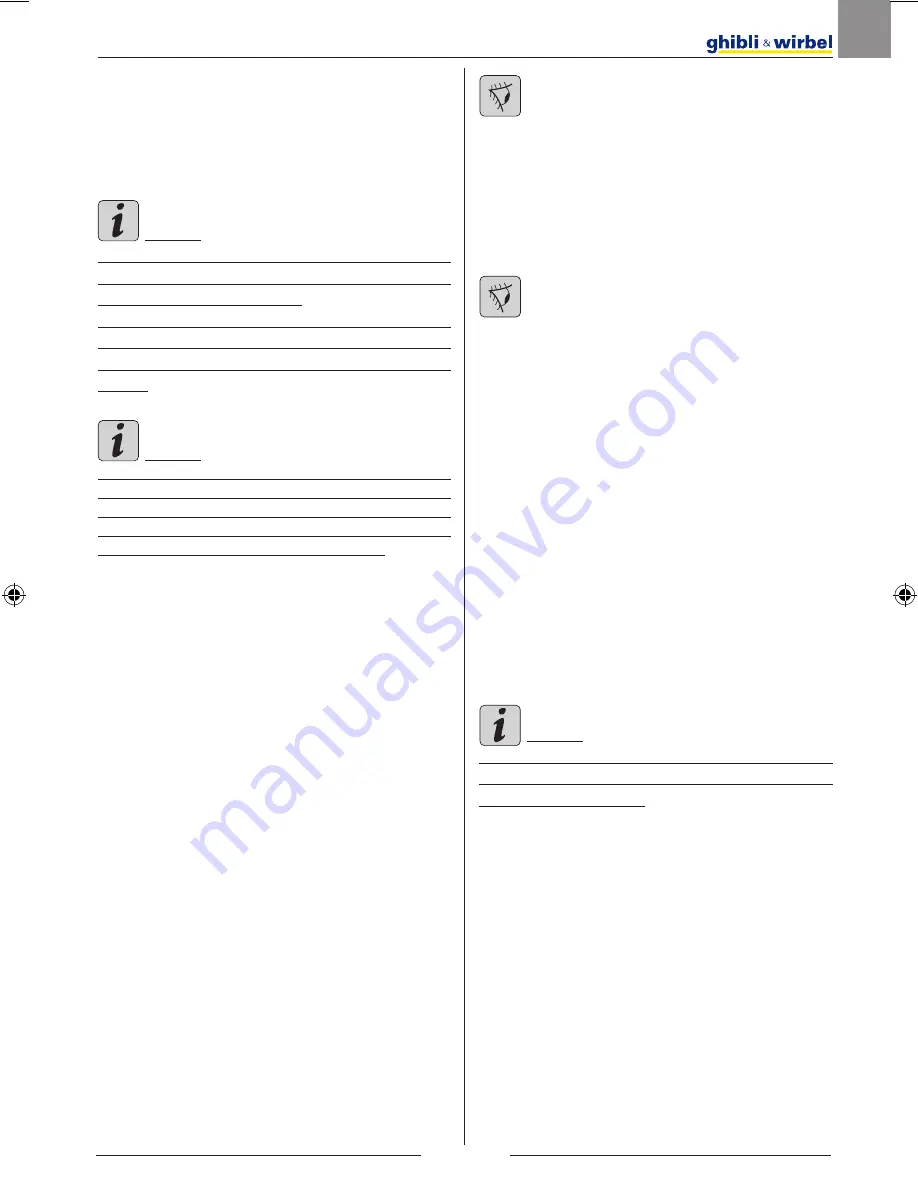 Ghibli & Wirbel FR30 SM45 Touch Use And Maintenance Download Page 15