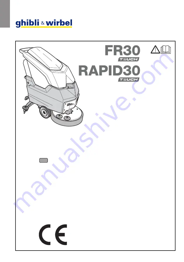 Ghibli & Wirbel FR30 Touch Use And Maintenance Download Page 1