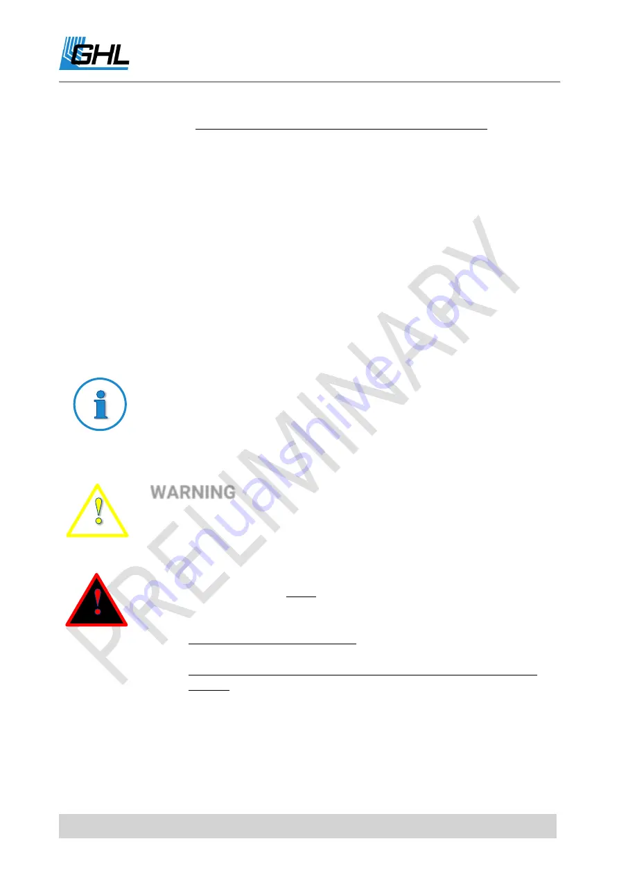 GHL ION Director Instruction Manual Download Page 16