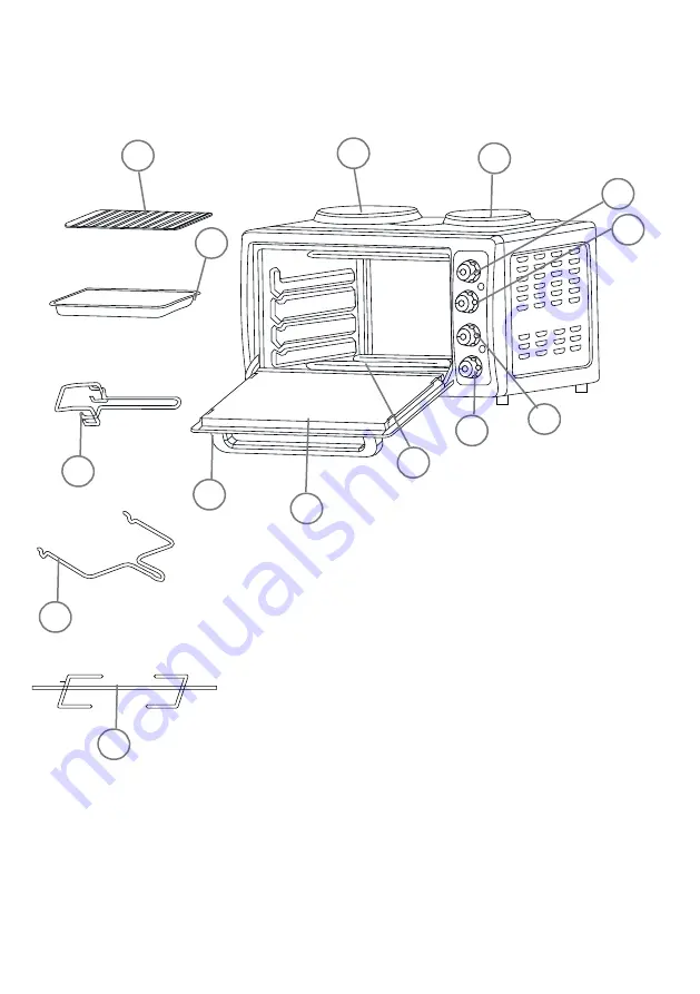 Giani Cucina GC-KMO38LHG-AEE Instruction Manual Download Page 8