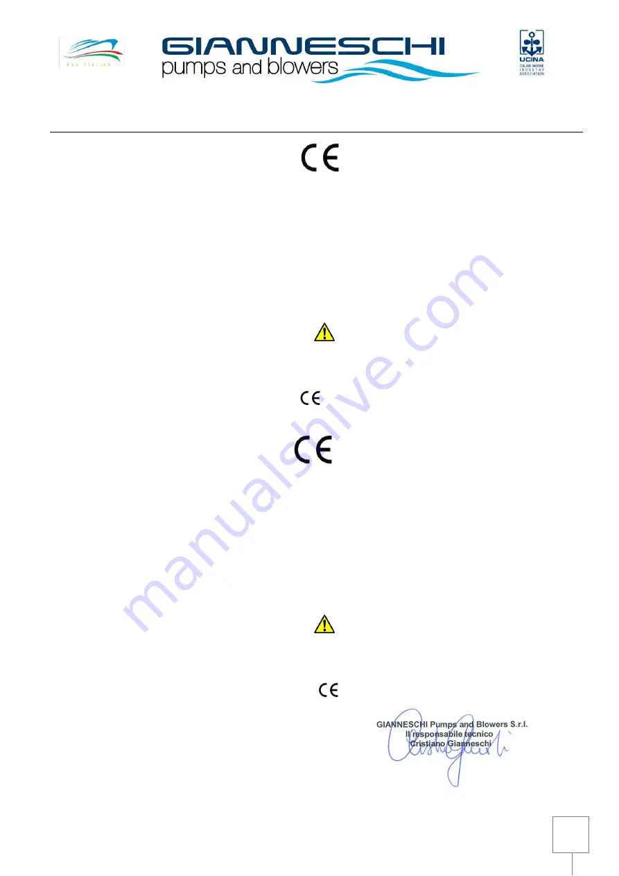 Gianneschi 01GMV434G Use And Maintenance Manual Download Page 33