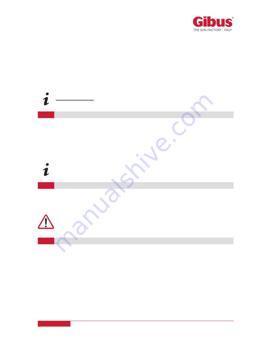 Gibus MED OPEN FLY Use And Maintenance Manual Download Page 15