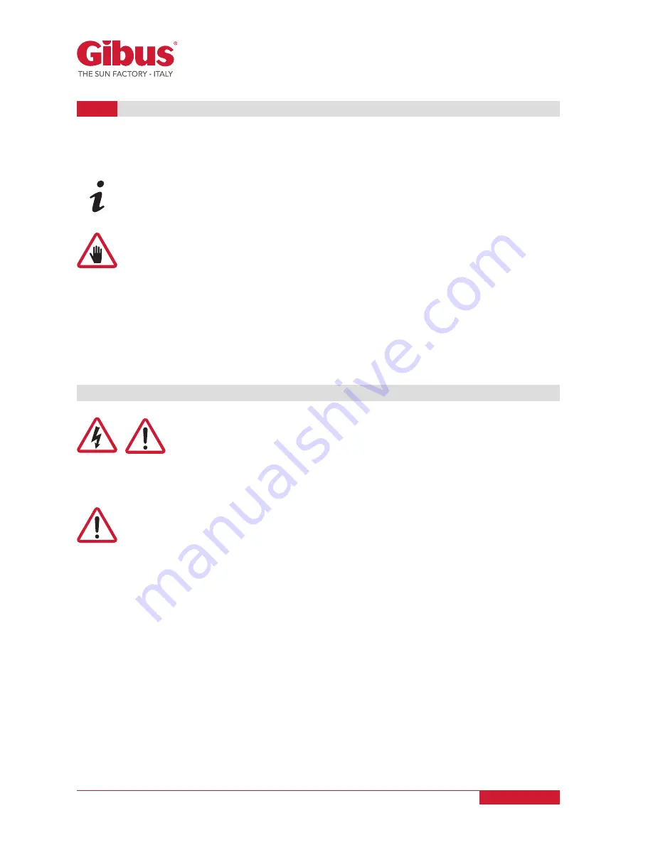 Gibus MED OPEN FLY Use And Maintenance Manual Download Page 36