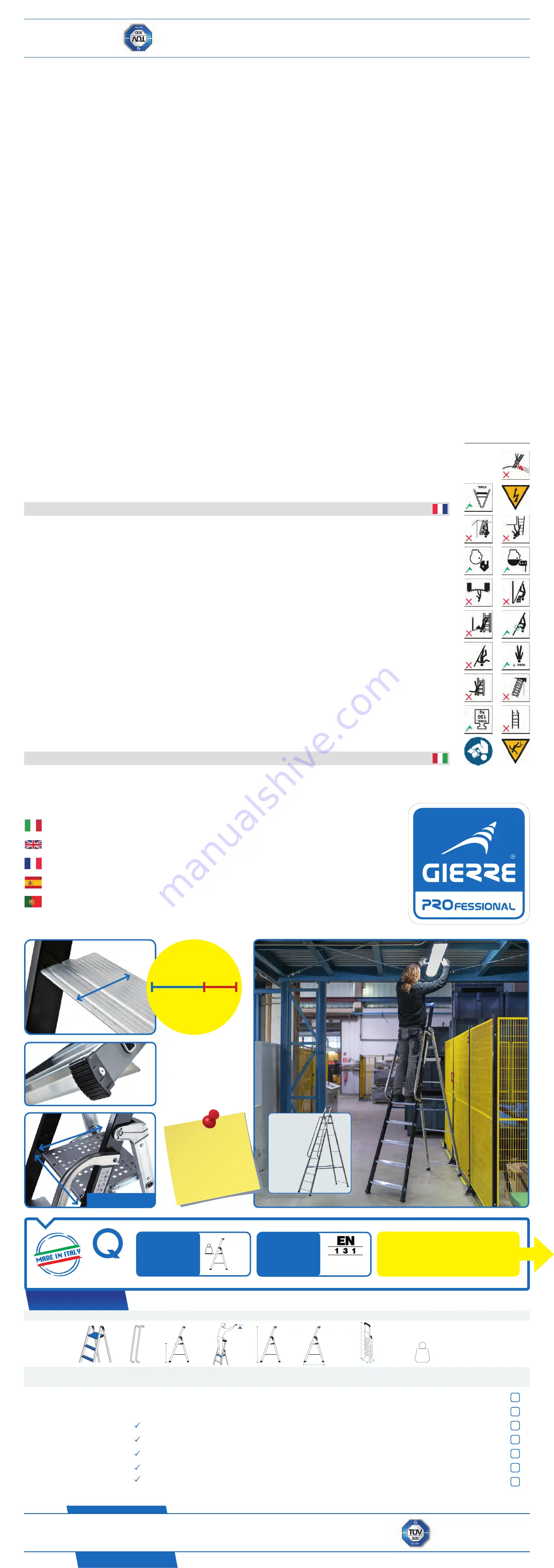 GIERRE AL752 Operating And Maintenance Instructions Download Page 1