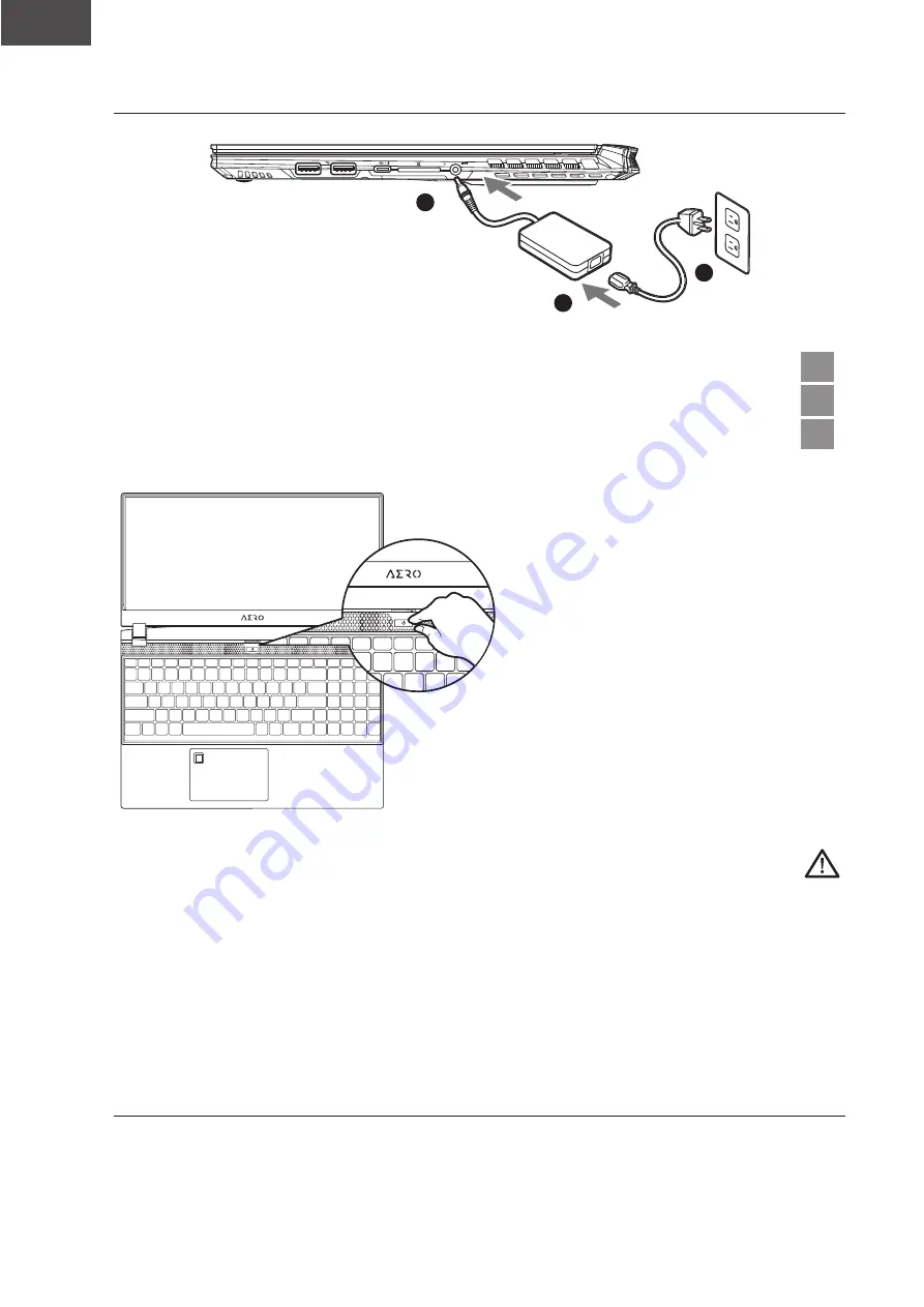 Gigabyte Aero 15 Quick Start Manual Download Page 7