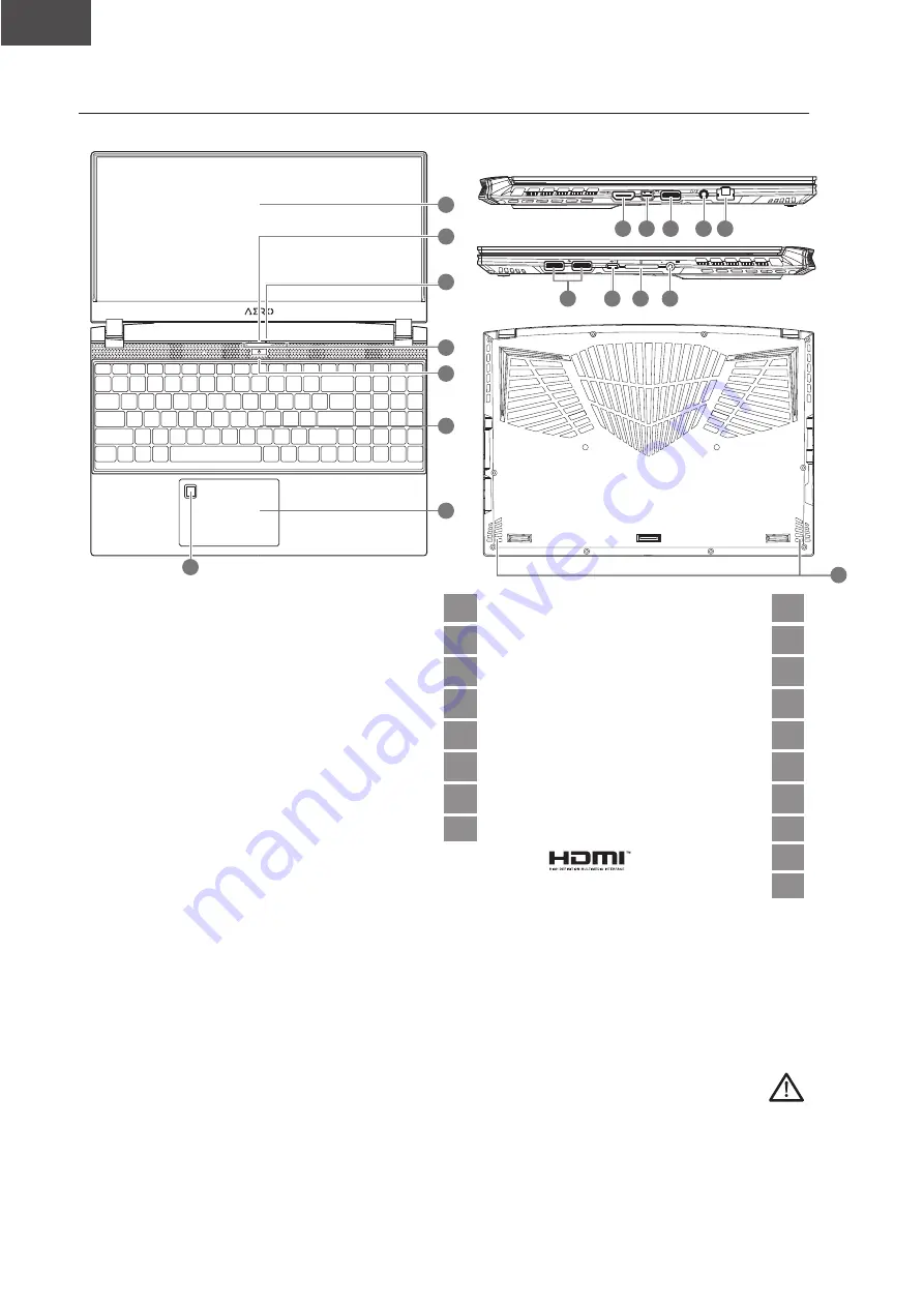Gigabyte Aero 15 Скачать руководство пользователя страница 8