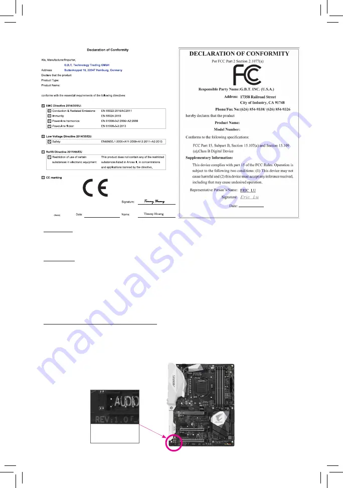 Gigabyte GA-B250M-D3V User Manual Download Page 2