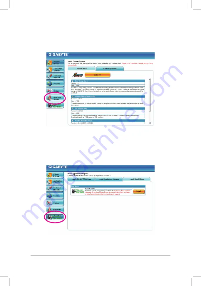 Gigabyte GA-P43T-ES3G User Manual Download Page 58