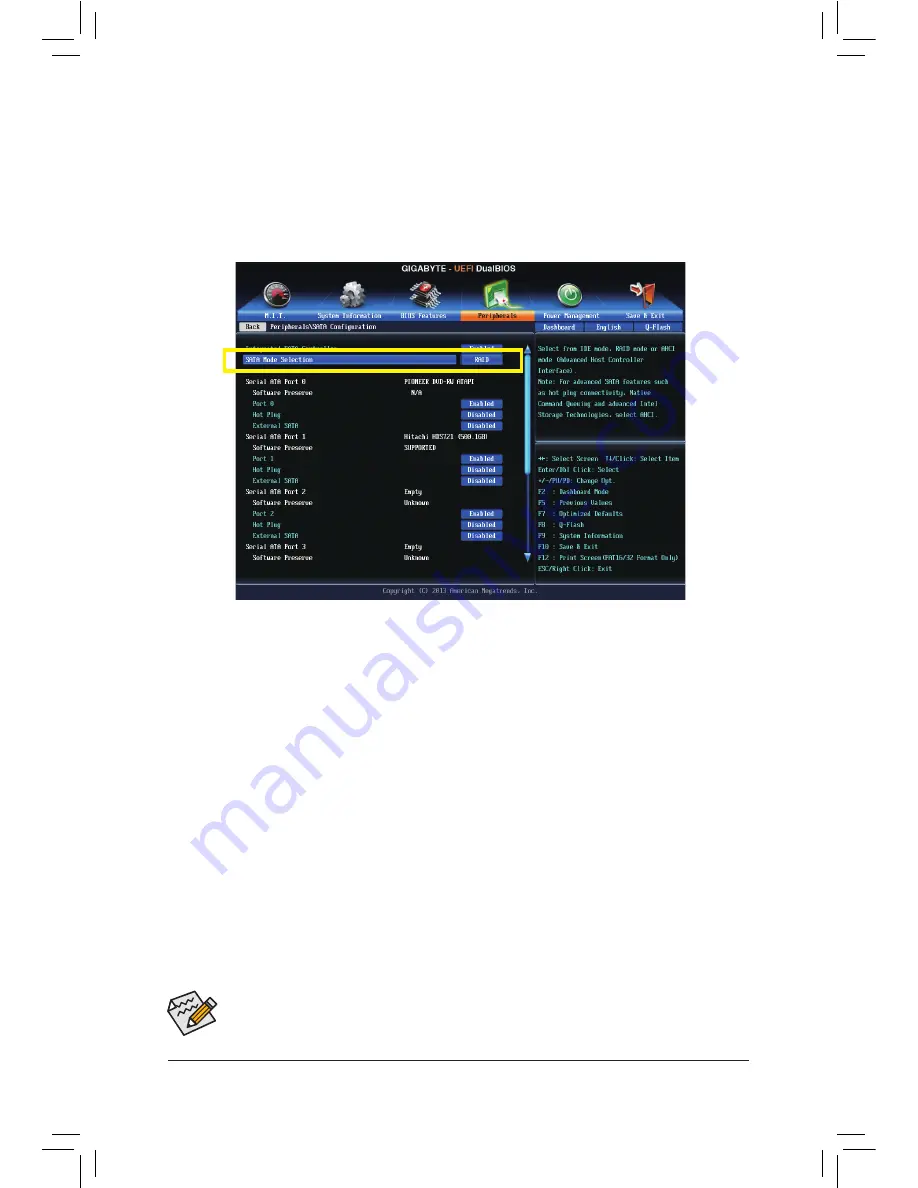 Gigabyte GA-Z87X-HD3 User Manual Download Page 58