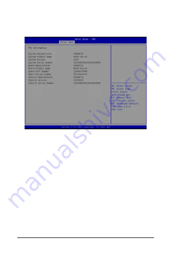 Gigabyte MU92-TU1 User Manual Download Page 76