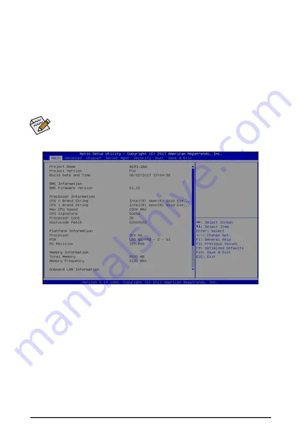 Gigabyte R181-2A0 Service Manual Download Page 45