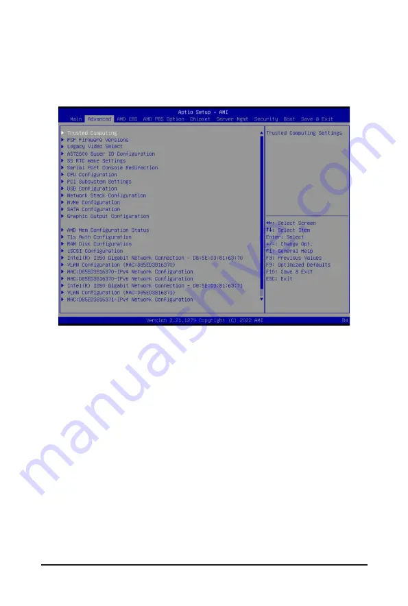 Gigabyte R183-Z91 User Manual Download Page 58